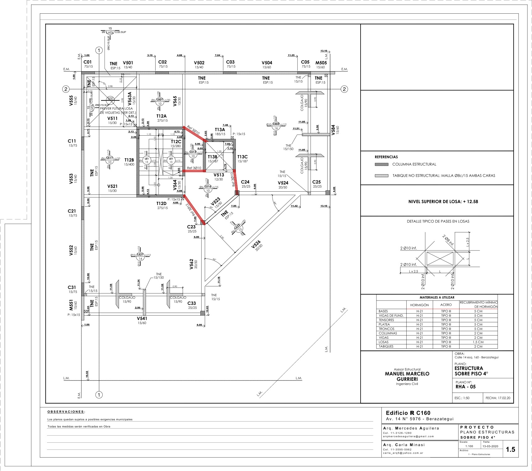 Plano Estructura 1.5